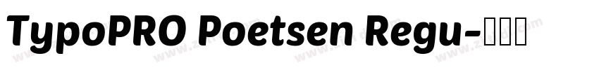 TypoPRO Poetsen Regu字体转换
